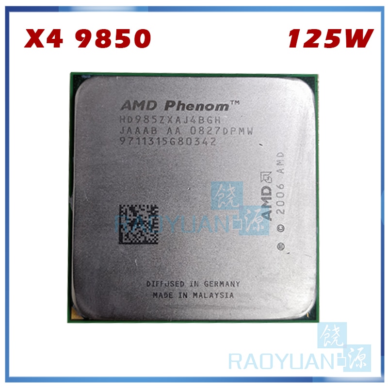 AMD Phenom X4 9850 HD9850XAJ4BGH 125W  ھ ..